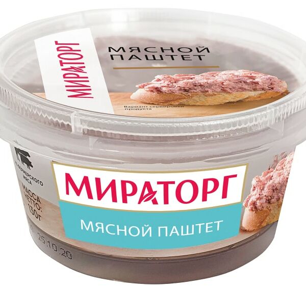 Паштет Мираторг мясной 130г