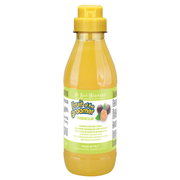 Шампунь для длинной шерсти с протеинами Iv San Bernard Fruit of the Groomer Maracuja