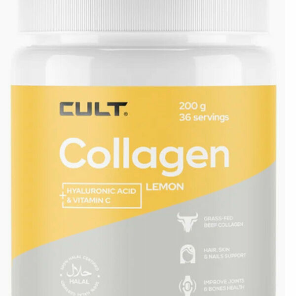 Cult Collagen + Hyaluronic Acid + Vitamin C 200 г лимон