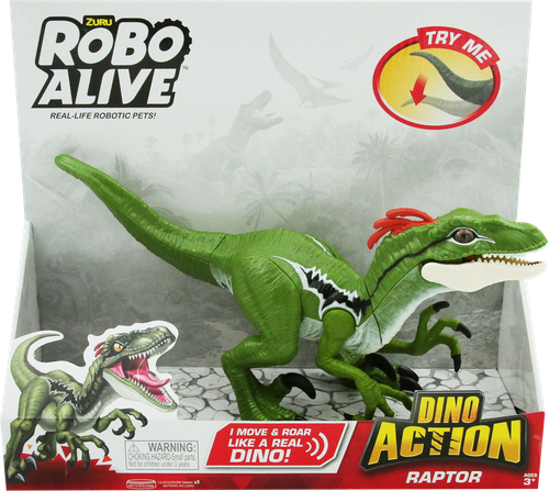 

Игрушка ROBO ALIVE Велоцираптор, со звуковыми эффектами, Арт. 7172-S001