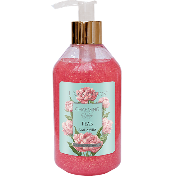 Гель для душа L'Cosmetics Charming Peony с экстрактом пиона