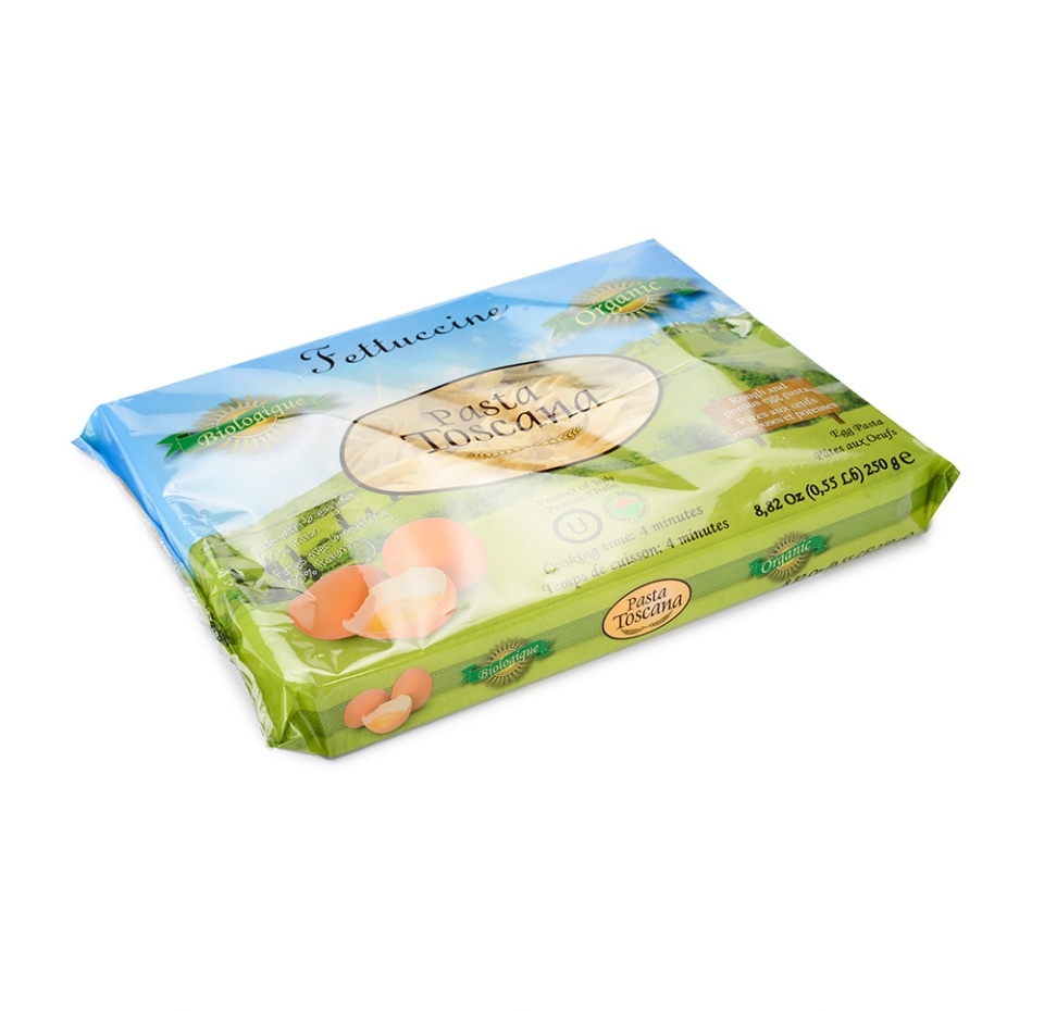 

Макаронные изделия Pasta Toscana БИО Феттучине яичные Pastificio Fabianelli S.p.a 250 г