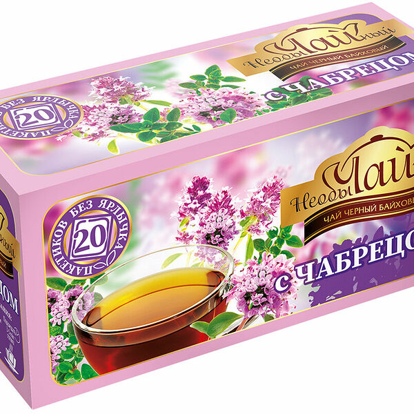 Чай черный Необычайный с чабрецом, 20 пакетиков 30г