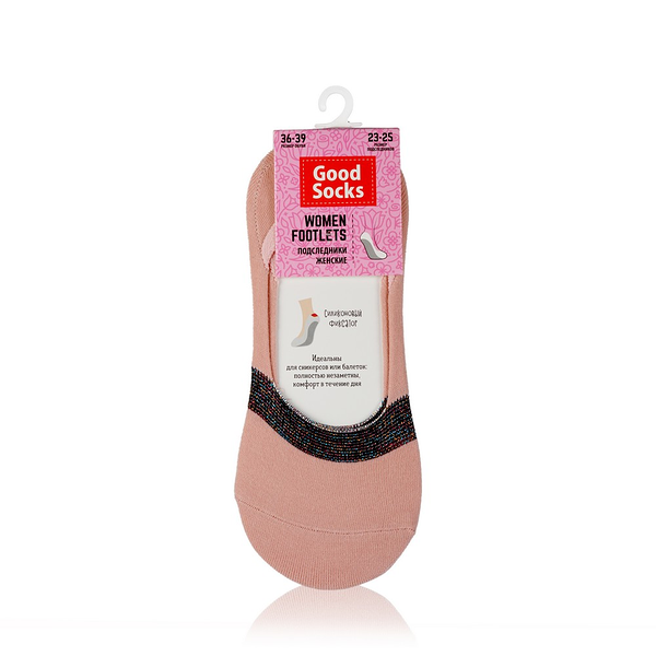 Женские подследники Good Socks трикотажные ss21 WAT92066-21-2 розовые
