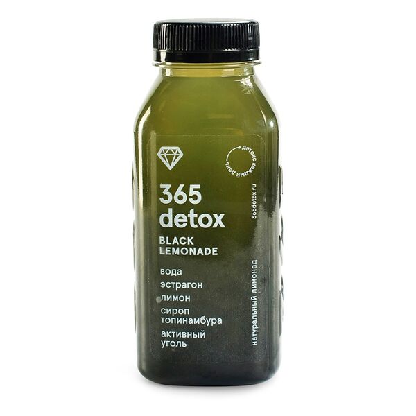 Напиток безалкогольный «Черный лимонад. BLACK», 365 detox