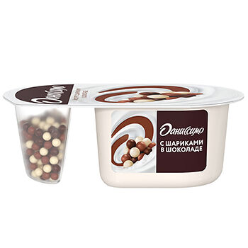 Йогурт Даниссимо Фантазия 6.9% с Хрустящими Шариками, 105 г