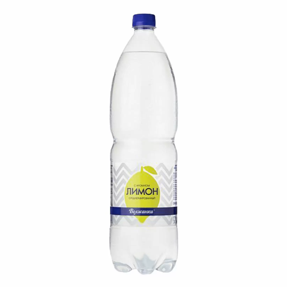 Напиток безалкогольный Волжанка с лимоном среднегазированный