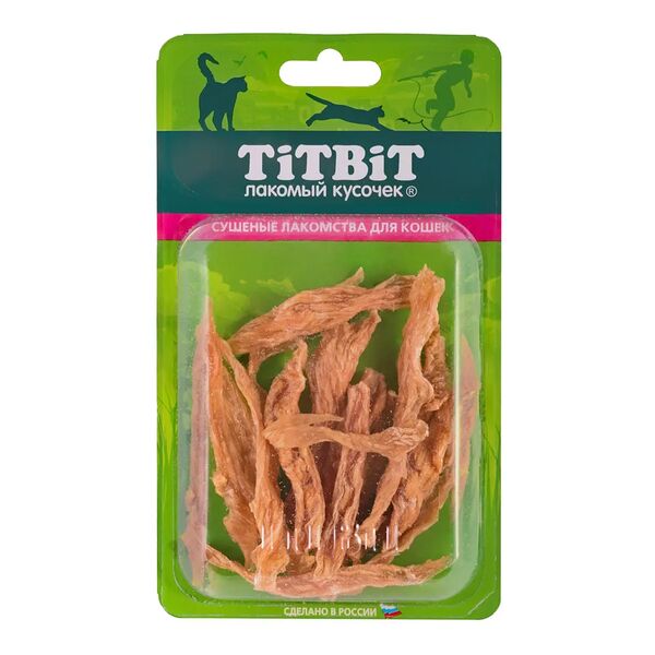 Лакомство для кошек филе куриное соломка Б2-C