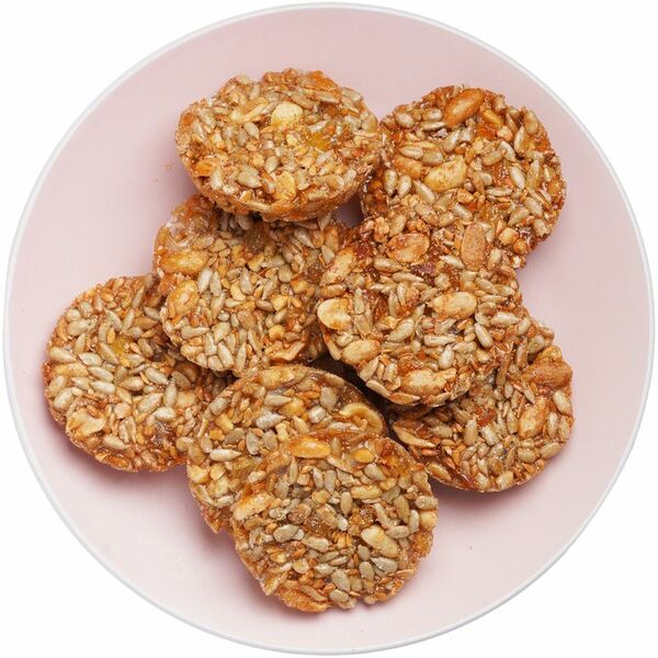 Печенье Русская Печь Демидовское злаковое с цукатами, вес