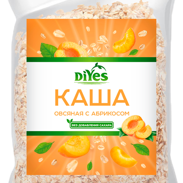 Каша овсяная DiYes с абрикосом без сахара