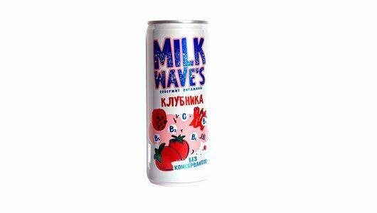 Напиток Milk wave's Клубника