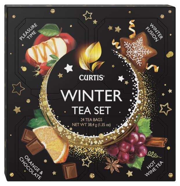 

Чай черный Curtis Winter Tea Set ассорти, 24 пак. х 1.6 г