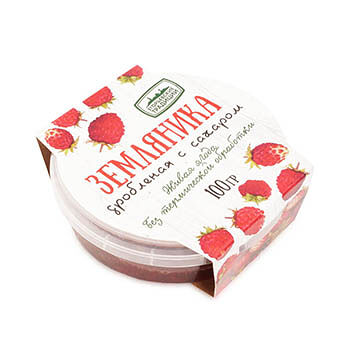 Земляника дробленая с сахаром Егорьевские традиции