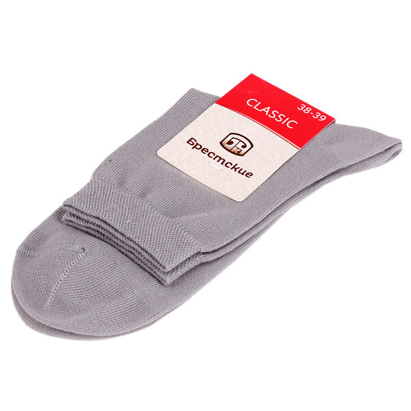 Носки женские Брестские Classic светло-серые р. 25