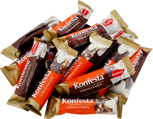 

Конфеты Konfesta глазированные соленая карамель, вес