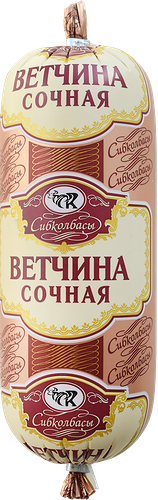 Ветчина СИБКОЛБАСЫ Сочная, 600г