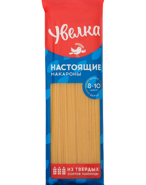 Макароны Увелка Спагетти из твердых сортов пшеницы