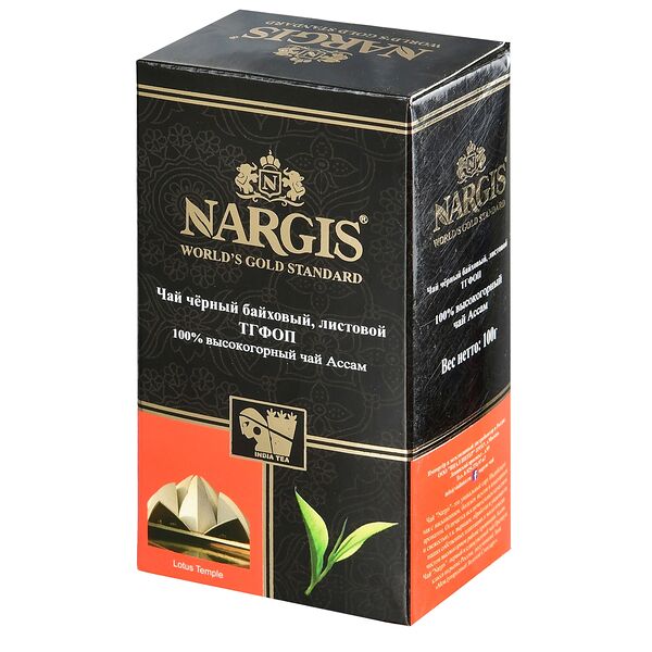 Чай индийский черный листовой Nargis Ассам (Assam) TGFOP крупнолистовой