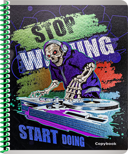 Тетрадь COLLEZIONE Стиль улиц-2, 48 листов, в клетку, на спирали, в ассортименте