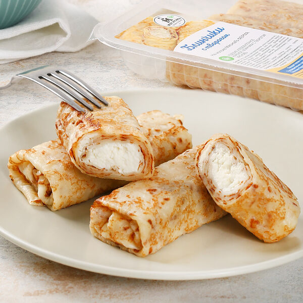 Блинчики с творогом МясновЪ Шеф-повар вес
