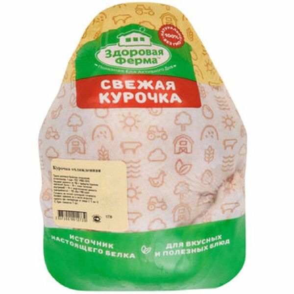 Тушка цыпленка-бройлера Здоровая Ферма охл., вес