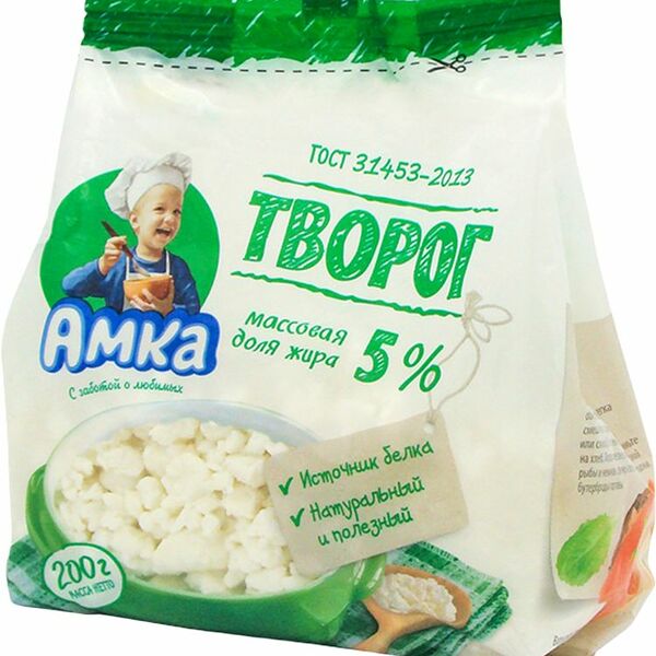 Творог Амка 5%, 200г
