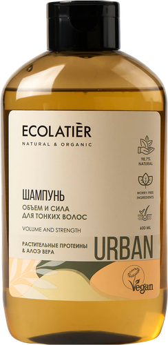 

Шампунь Ecolatier Urban Объем и сила для тонких волос 600 мл