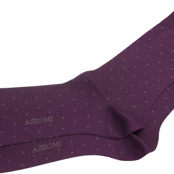 Носки мужские ASKOMI Classic АМ-7950 цвет сливовый р.29 (43-44), 90% мерсеризованный хлопок Pima, 10% полиамид ООО 