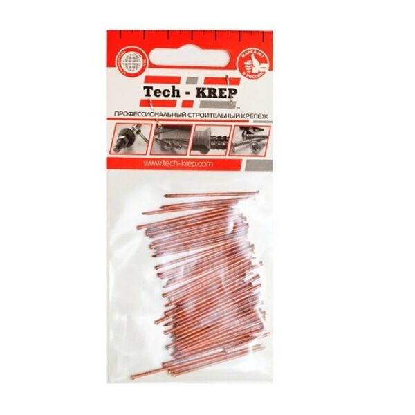 Гвоздь финишный TECH-KREP, 1,4х35мм, омеденный, 50шт