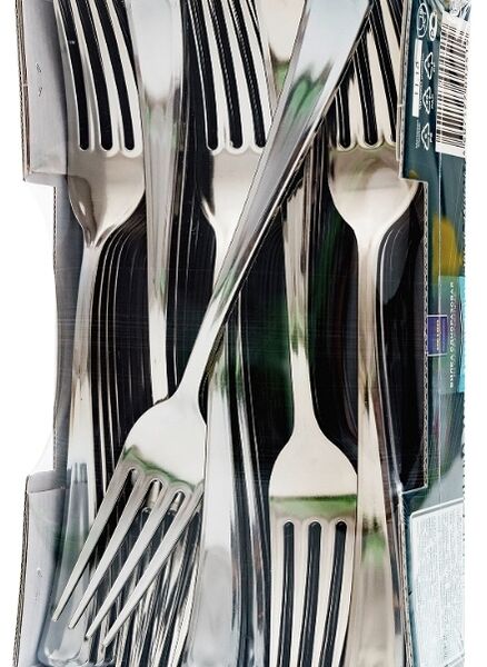 Вилка одноразовая Metro Professional металлизированная, 50 шт.