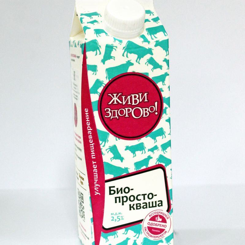 

Биопростокваша Живи здорово! 2.5% 450 г