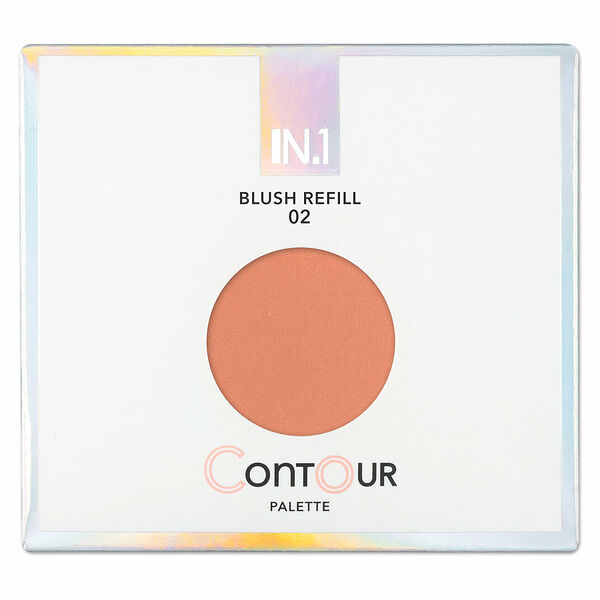 N.1 Blush Refill Румяна для палетки Contour Palette, 3 г, 02