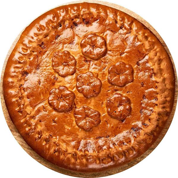 Пирог с капустой и луком 30 см