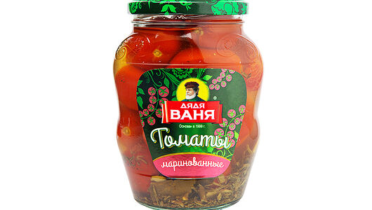Томаты маринованные Дядя Ваня, 680г