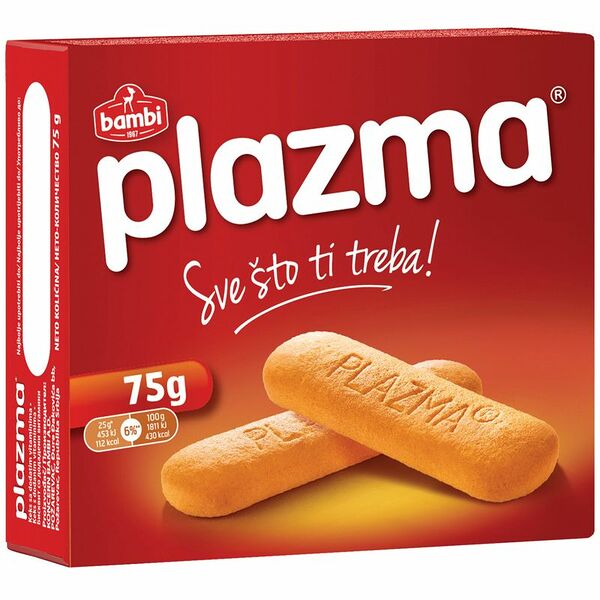 Печенье Plazma обогащенное витаминами, 75г