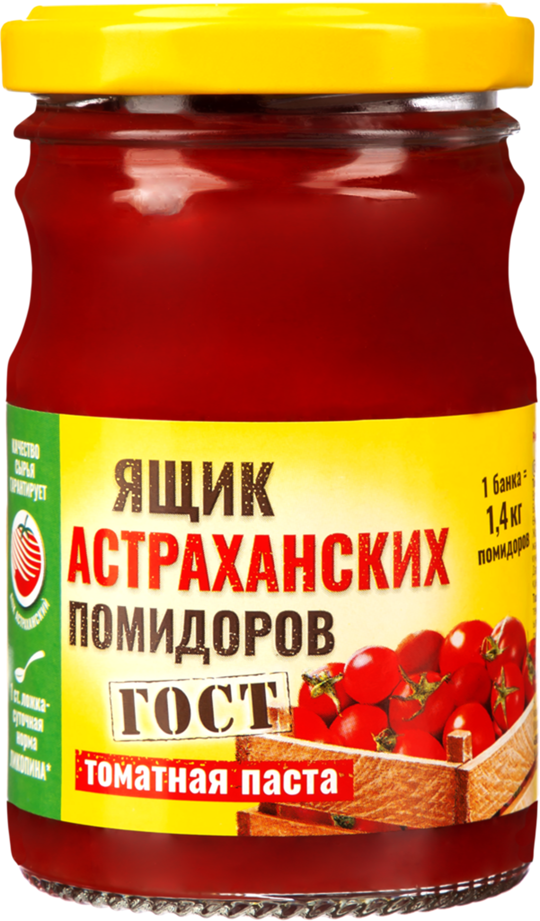 

Томатная паста Ящик астраханских помидоров 205 г