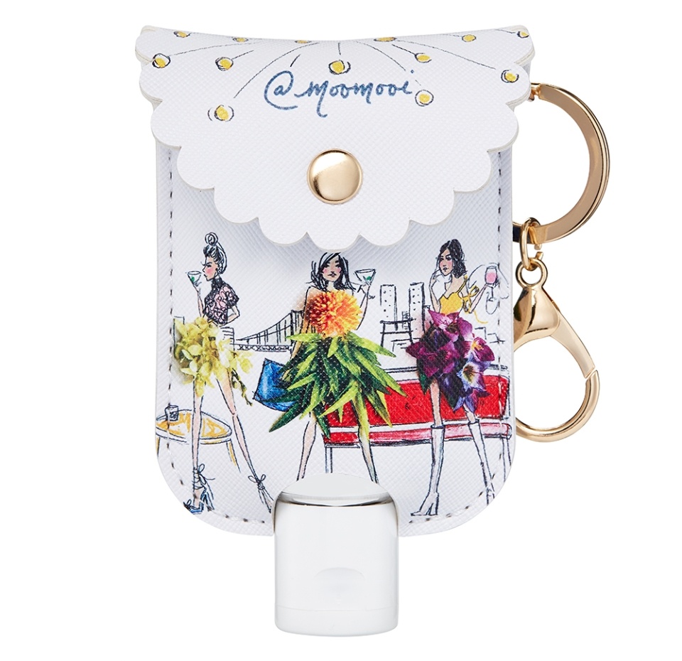 

Гель для рук Heathcote & Ivory Meredith wing Hydrate Scent Refresh Hand Gel Bag Charm в сумочке, 45 мл