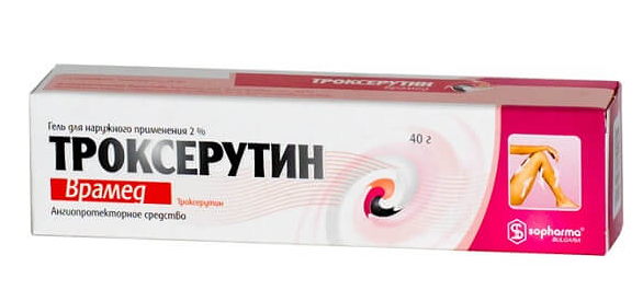 Троксерутин Врамед гель 2% 40 г