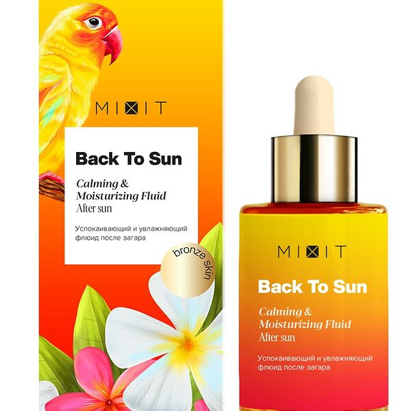 Флюид после загара Mixit Back To Sun Успокаивающий и увлажняющий