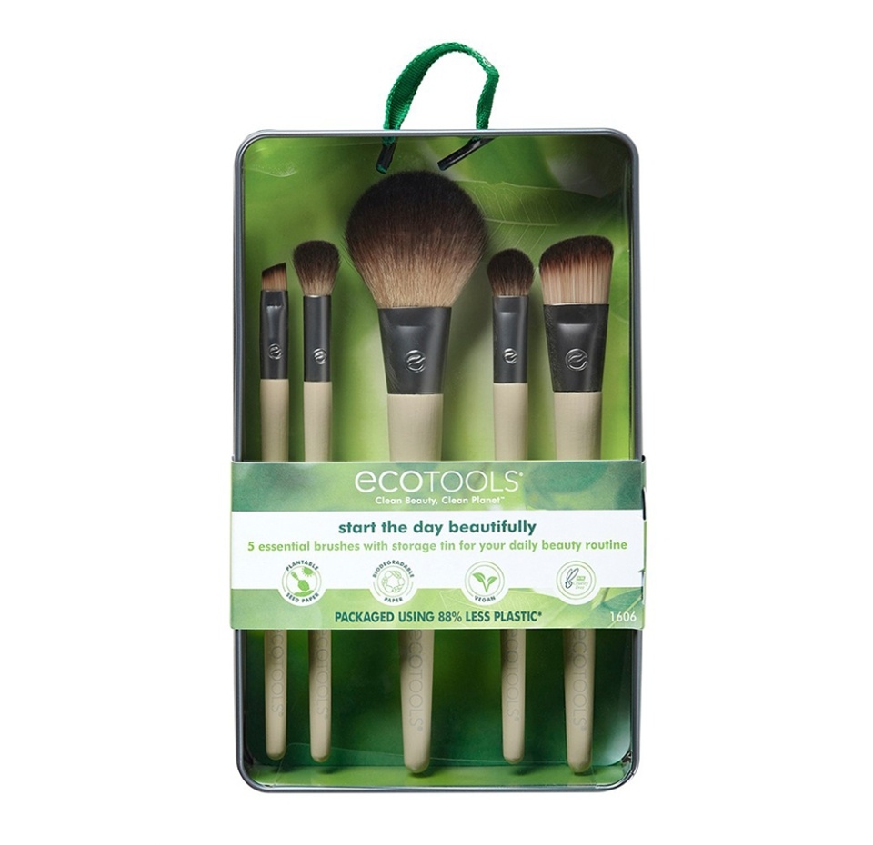 

Набор кистей для макияжа Start The Day Beautifully Kit, EcoTools, 1 шт., Китай