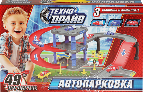

Игрушка Технодрайв автопарковка, 3 машины Арт. 336204