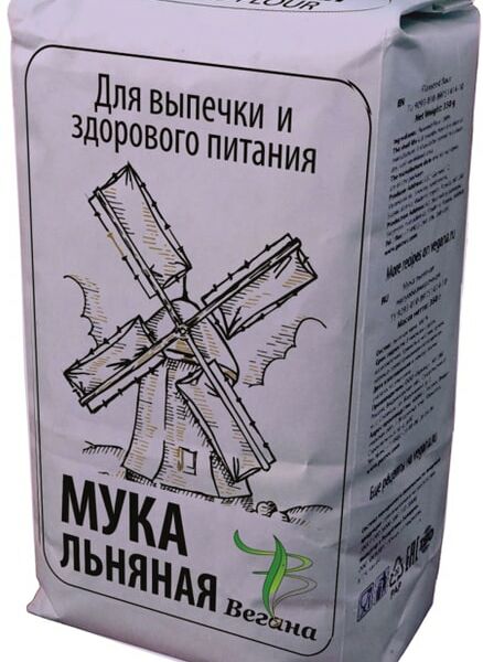Мука Вегана Льняная полуобезжиренная 350г