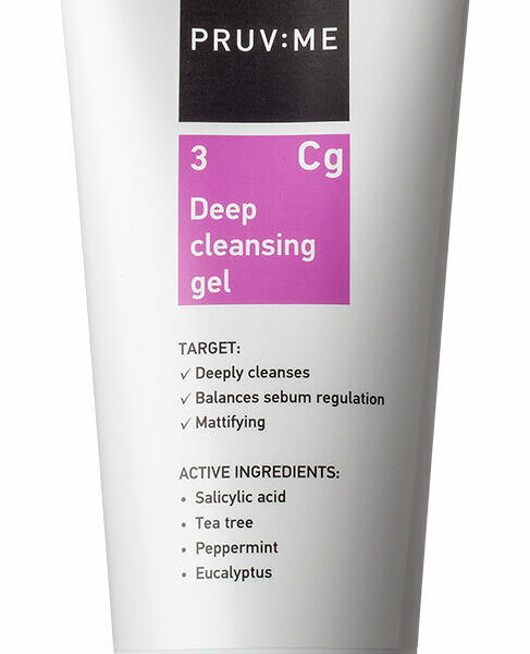 Гель для умывания Pruv:Me Cg 3 Deep cleansing gel глубоко очищающий, 200 мл