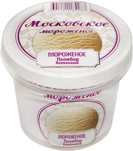 

Мороженое Московское Пломбир ванильный 12%, без змж, бумажный стаканчик с ложечкой, 100 мл
