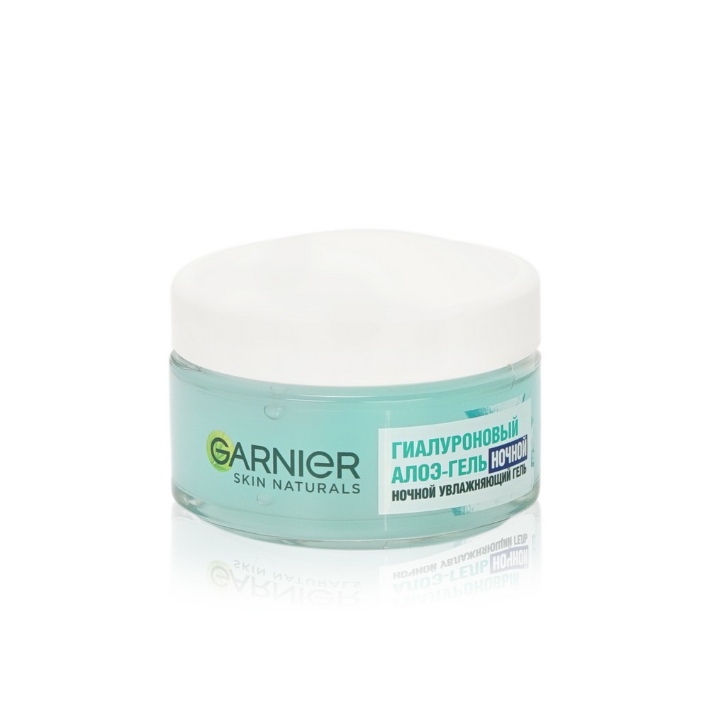 

Garnier Гель увлажняющий для лица Гиалуроновый Алоэ-гель ночной, 50 мл