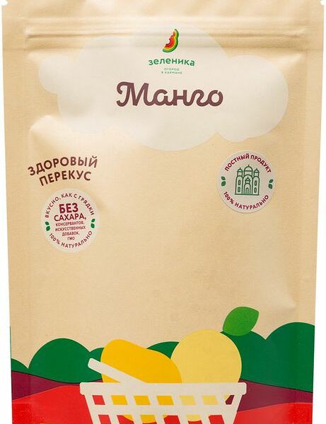 Манго Зеленика Здоровый перекус фруктовый, 20г