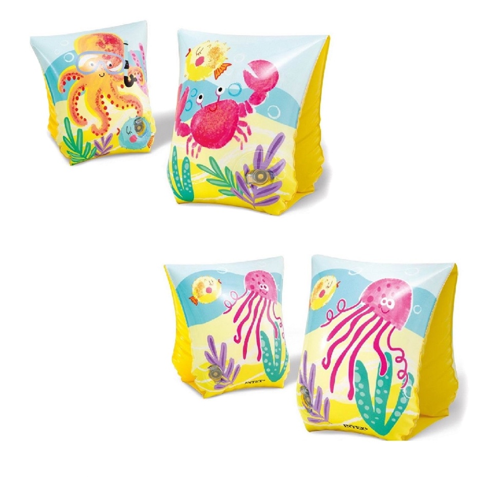 

Нарукавники надувные Tropical Buddies Arm Bands «Маленькие тропические рыбки», Intex, 23х15 см, Китай