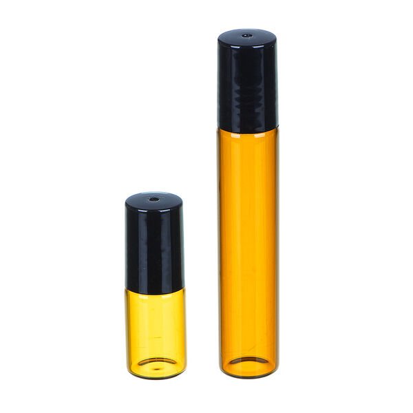 Юниlook флакон косметический со стеклянным роликом 2 шт, 3 мл/10 мл, стекло, пластик