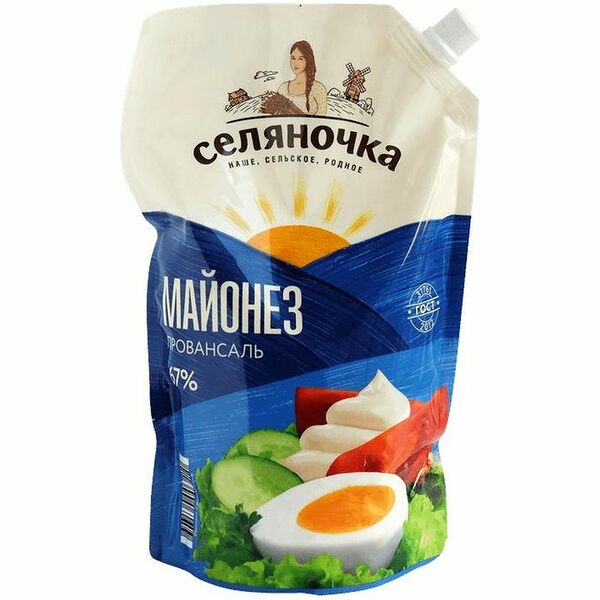 Майонез Селяночка Провансаль 67% 720г