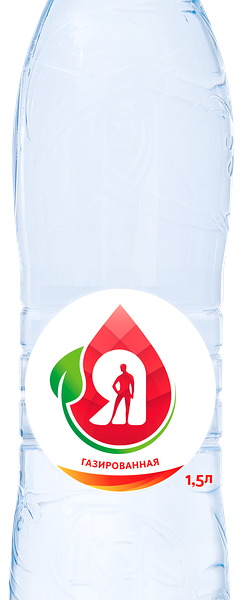 Вода минеральная Я природная столовая газированная, 1.5л